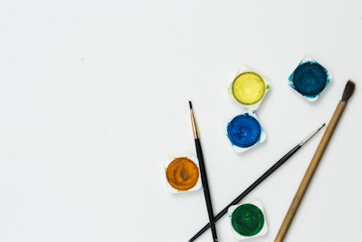 Watercolor strokes